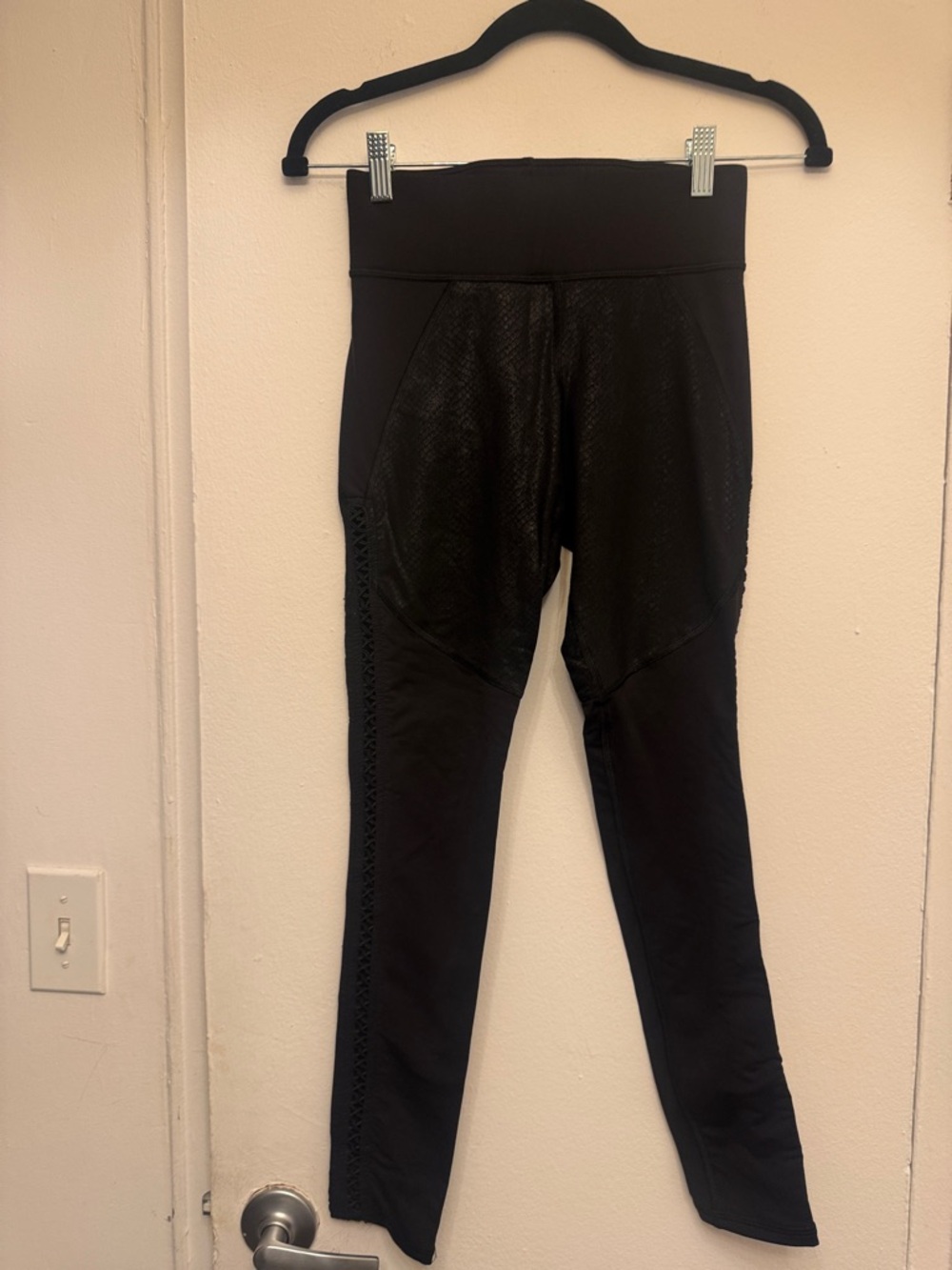 MICHI Black Girls' High-Rise Performance Leggings